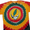 Grateful Dead - Rasta SYF Tie Dye Short Sleeve T shirt